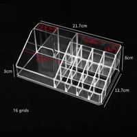 Multifunctio Makeup Lipstick Case Makeup Organizer Storage Box Lipstick Display Stand Holder Cosmetic Jewelry Organizer Box 1