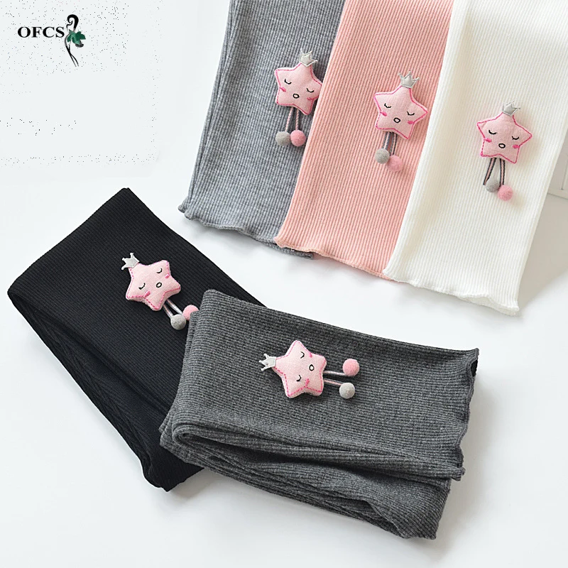 

Детские леггинсы из хлопка и модала, с мультяшным принтом