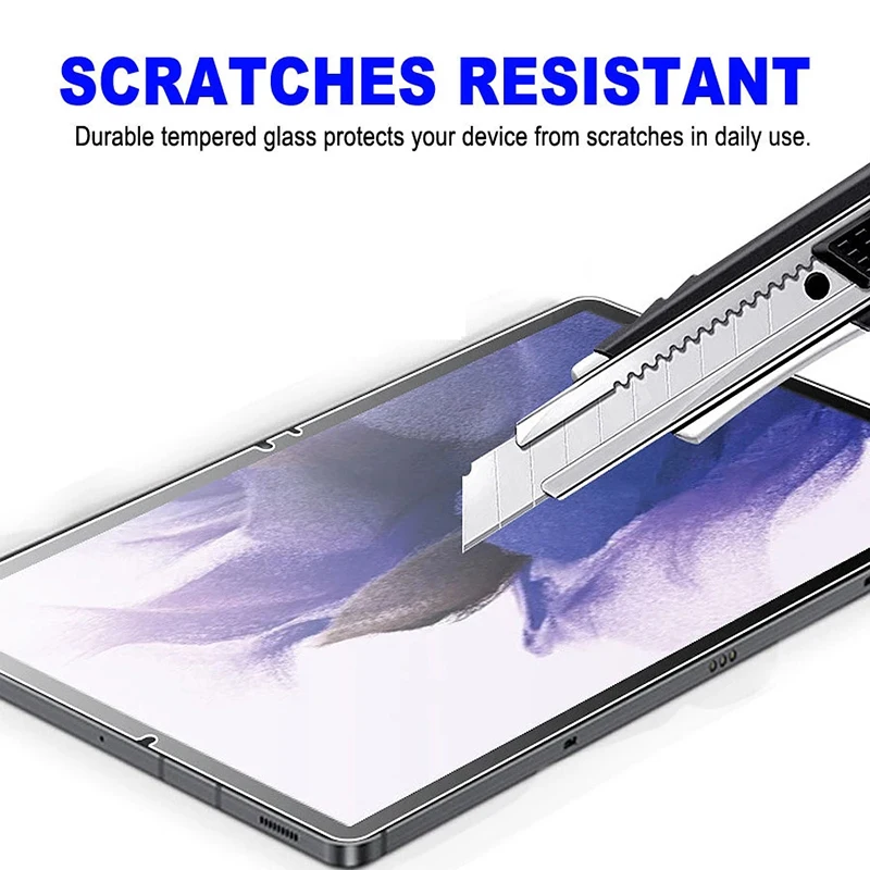 Vidro Temperado Protetor de Tela para Samsung Galaxy Tab s7 fe 12.4 2023 Vidro Sm-t730 T733 T736b Anti Risco Película Protetora 9h - Imagem 2