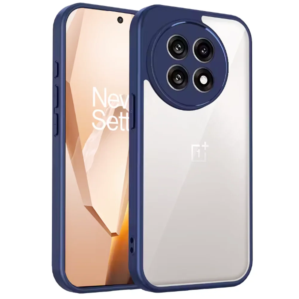 Durable Transparent Silicone Shockproof Case with PC Back & TPU Bumper
