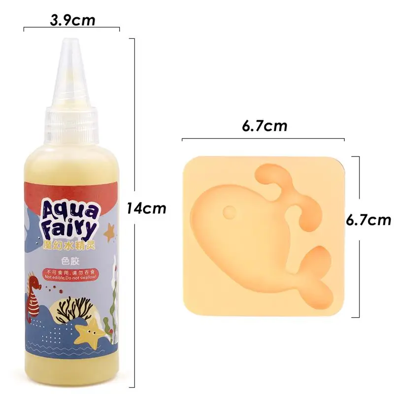 Kit De Création D'elfes D'eau Avec Gel Magique 3D - 18 Moules, 15 Gels Colorés - Activité Manuelle Pour Enfants 3 Ans Et Plus - 6