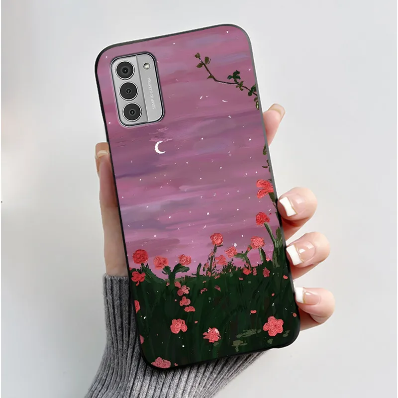 Silicone Soft Black Aesthetic Cute Cat Astronaut Phone Case Bumper Shell