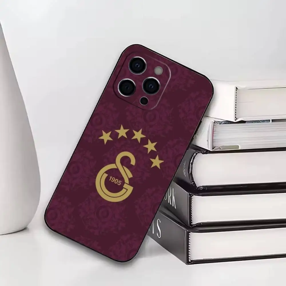 Galatasaray Football Team Soft Silicone Black Phone Case
