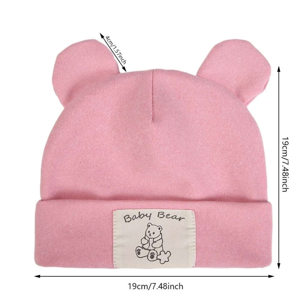 Cotton Bear Ear Winter Hat for Kids
