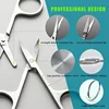 1/2Pcs Makeup Scissors Stainless Steel Eyebrow Nose Hair Scissors Cut Manicure Facial Trimming Small Nail Makeup Beauty Tools 3
