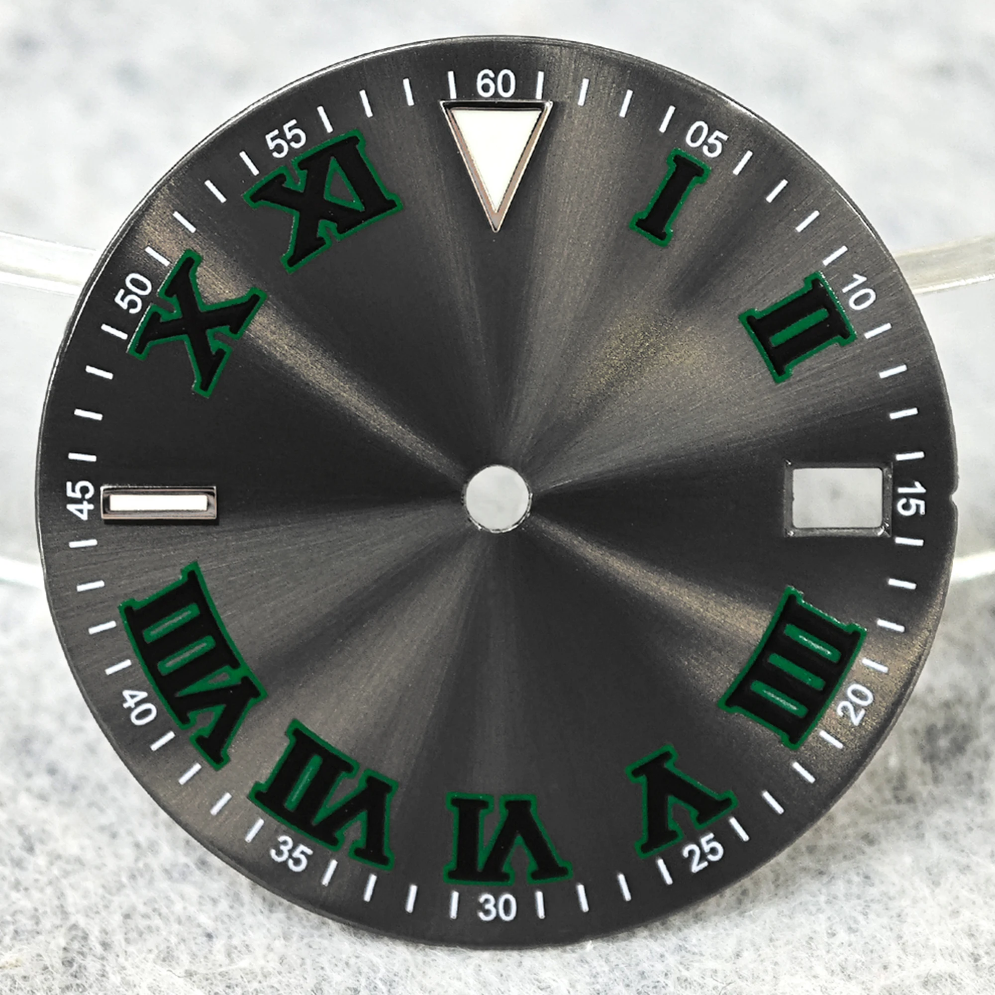Green Luminous High-Quality Watch Dial Accessory, 28.5mm
