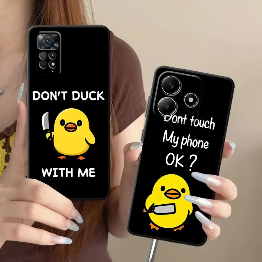 Stylish 'Don't Touch My Phone' Protective Phone Cover