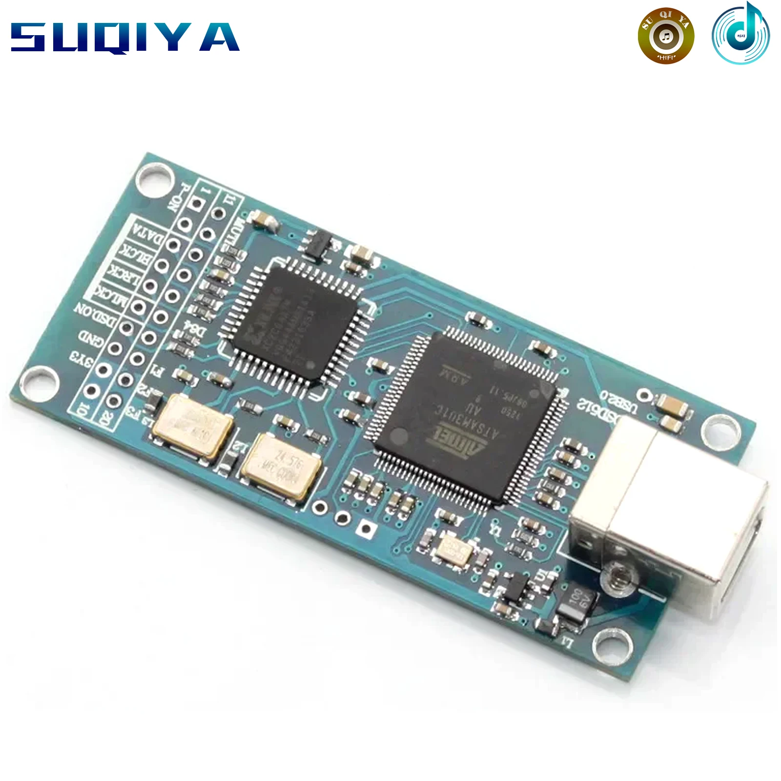 Плата усилителя ATSAM3U1C XC2C64A, Италия, USB, IIS, аманеро, цифровой интерфейс с программой для поддержки 384K dsd512,32b, модуль платы усилителя