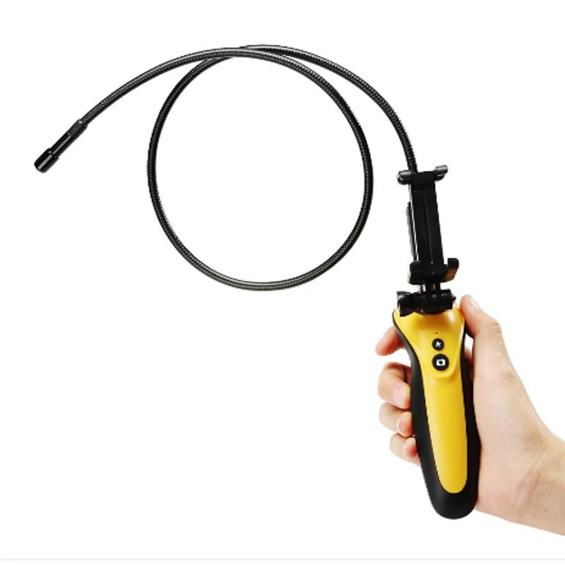 HT-669 Wifi Endoscope Wireless Borescope IP67 Tube Snake Inspection Camera 1M Ca