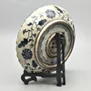 Ancient Jingdezhen Porcelain Blue and White Porcelain Kirintu Porcelain Plate Living Room Ceramic Bowl Antique Folk Collection 5