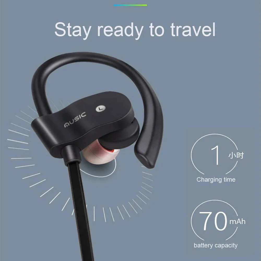 Wireless Earphones Wireless Bluetooth Sports Headphones Fone de ouvido Music Headset Gaming Handsfree for iphone Samsung Huawei 3