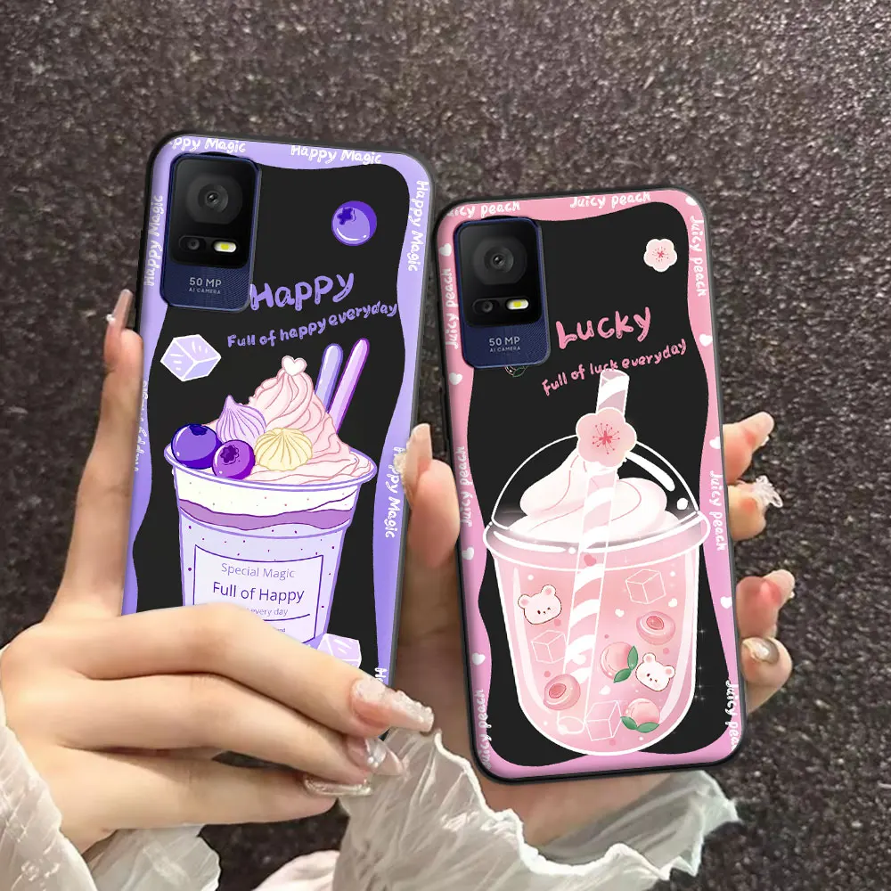 Cartoon Astronaut Soft Silicone TPU Phone Case - Lovely Back Cover Protection