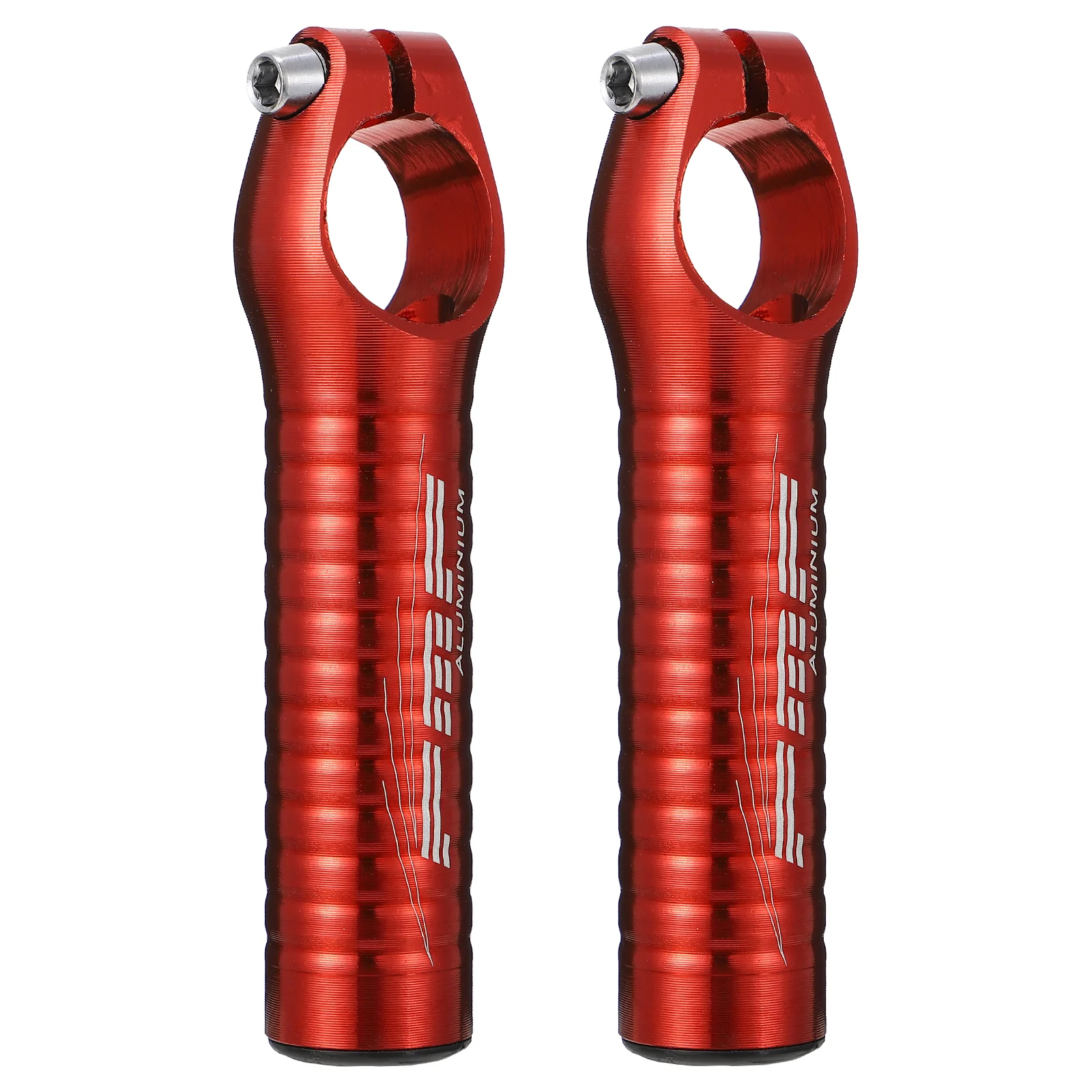 

Bar End Handlebar Grips Cycling Aluminum Alloy Cycling Replacement Accessory Red