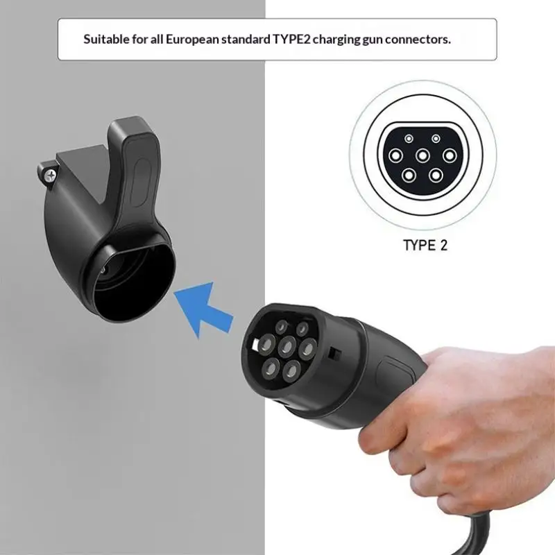 휴대용 EV 충전기 홀더 스탠드 ? Nacs Type 1 Type2 GB/T 차량용 충전기 벽걸이 브래킷, 차량용 충전 케이블 브래킷