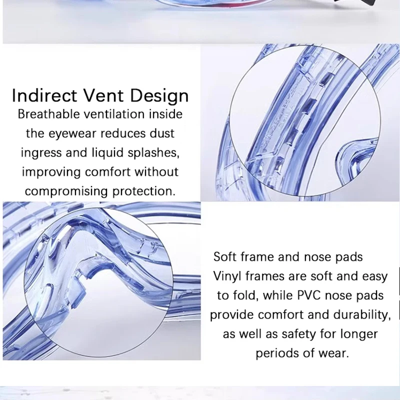 3M 1621 Safety Goggle Anti Splash Dust Proof Work Lab Eyewear Eye Protection Industrial Research Safety Glasses Clear Lens protective goggles protective glasses