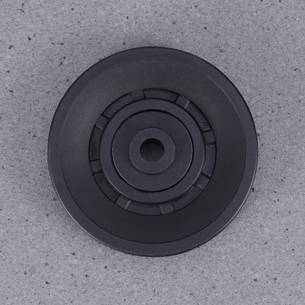 4 шт. диаметр 90 мм Универсальный износостойкий подшипник шкив для тренажерного зала (черный)