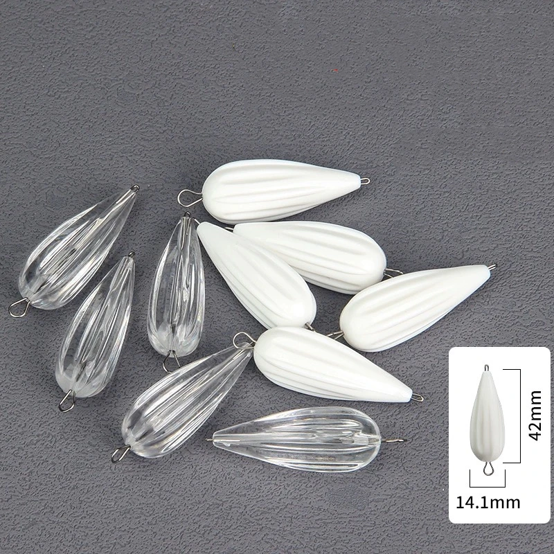 10 pcs/lot 3g 4.2g 7.2 Slow Sinking or Floating Water Throwing Aid Assistance Fishing Float Bombard Bobber Carp Lure Tackle