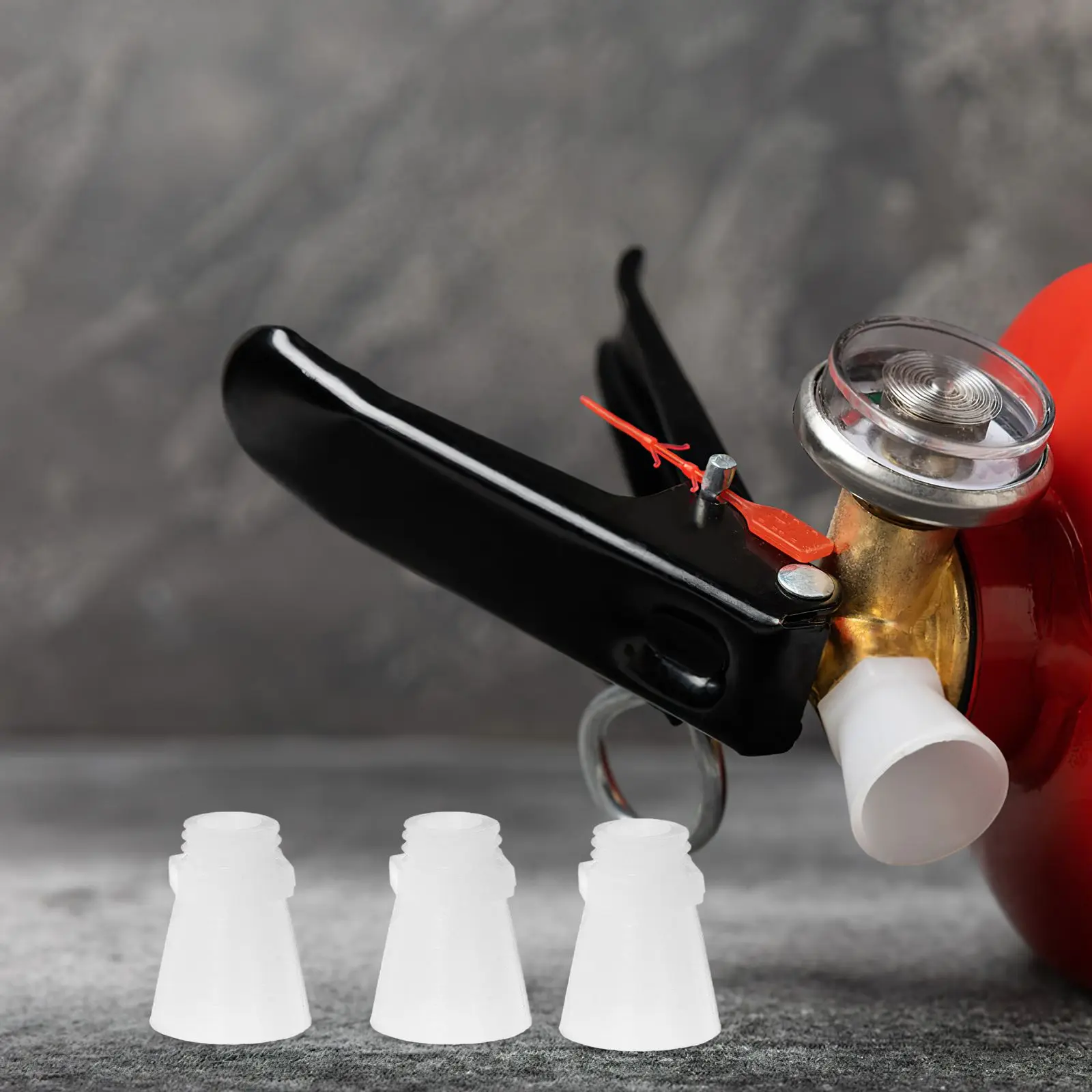 50 Pcs Fire Extinguisher Accessories Nozzles Replacement Dry Powder Evacuation Plastic