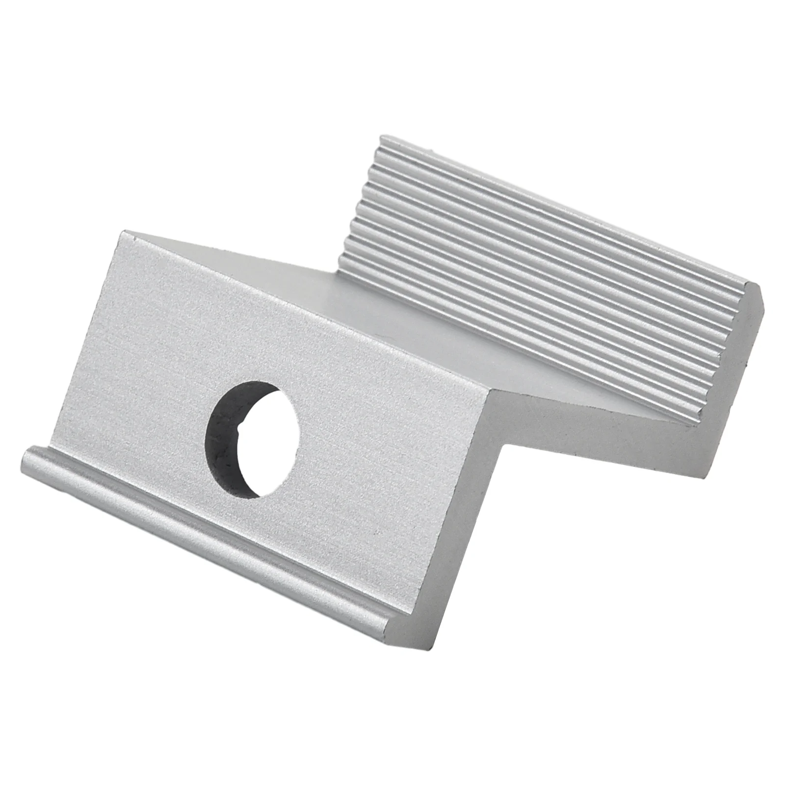 10Pcs Photovoltaik Solar Panel Mount Zubehör PV End Clamp Aluminium Legierung Solar-Panel Racking Halterungen Zubehör PV End klemme – Detail 7