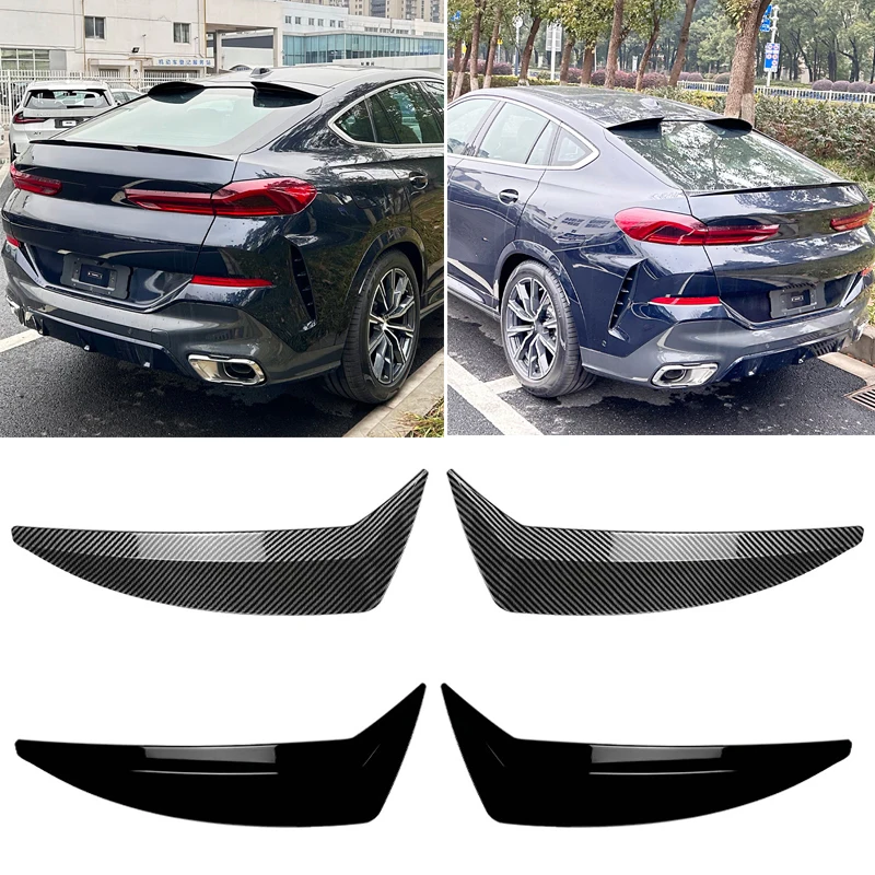 

Для BMW X6 G06 Автомобильный задний спойлер на крышу, крыло из АБС-пластика, блеск для заднего крыла автомобиля, черный корпус из АБС, спойлеры, украшение 2019-2024