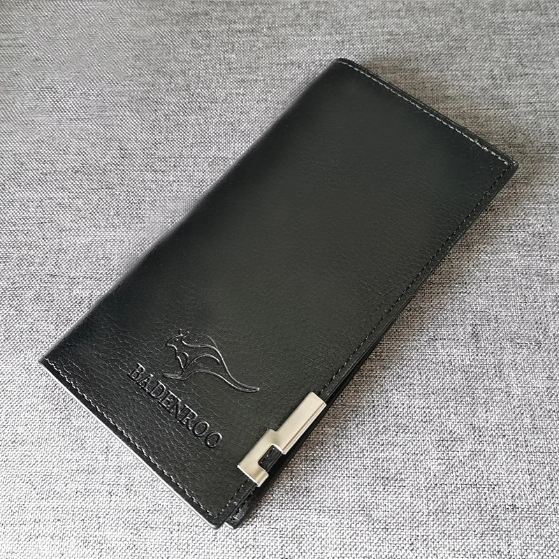 Vintage Wallet Fashion PU Leather Long Wallets Coin Pocket Billetera Hombre Man Purse Male ID Card Holder Multi-card Money Bag