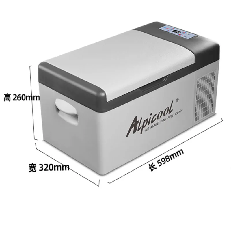 15L Compressor Portable Small Cooling Mobile Car Fridge Freezer Refrigerator Party for Camping Hiking