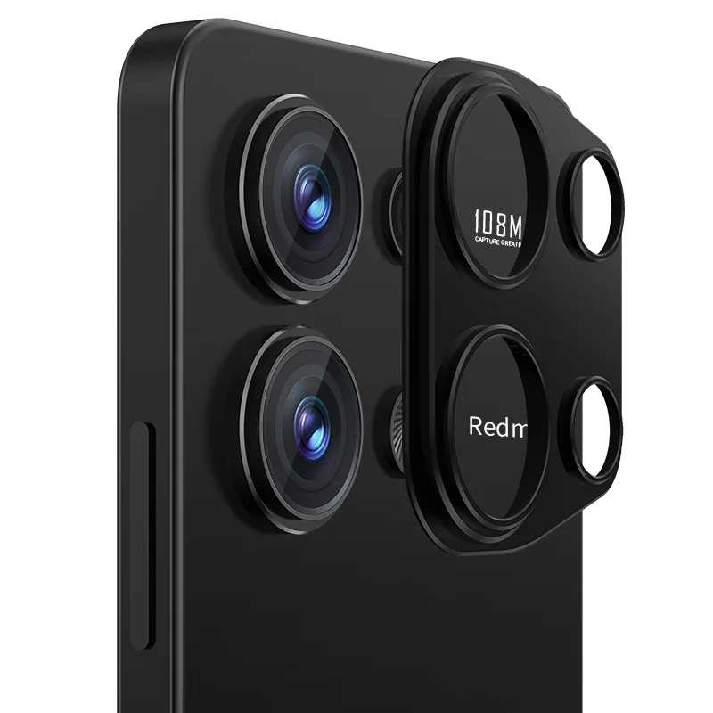 Premium Aluminum Rear Camera Lens Protector Case - Compatible for Xiaomi Redmi Note Series