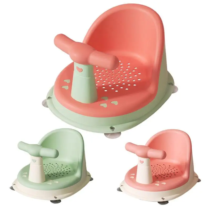 

2023 Baby Tub Seat Bathtub Pad Mat Chair Safety Anti Slip Newborn Infant Baby Care Children Cute Bathing Seat for 6-18 Months
