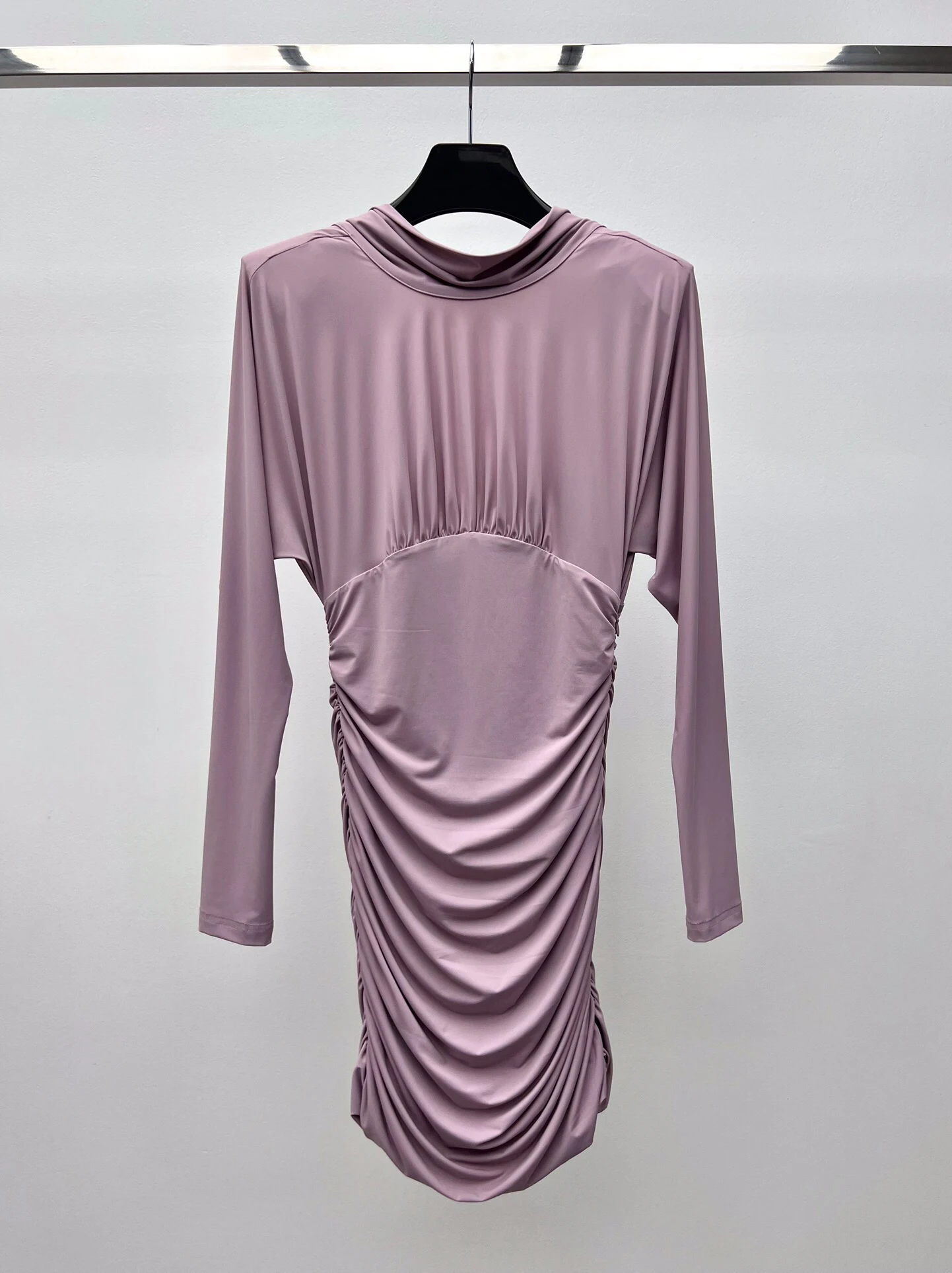 

24 Early Spring Draped Backless Dress