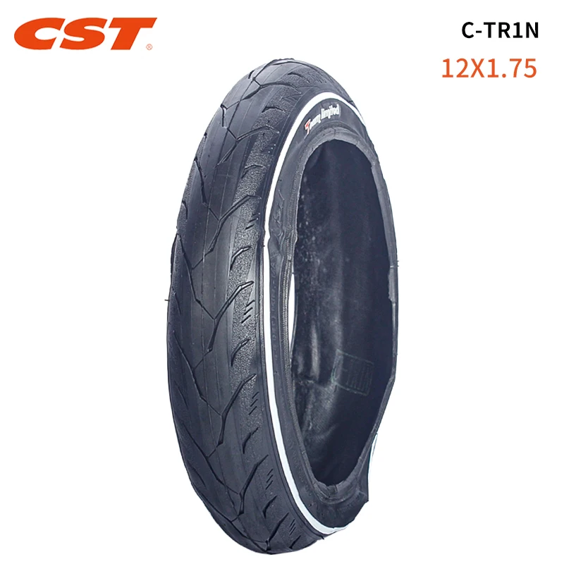 CST Bicycle Tire 12x1.75 C-TR1N 12 inch 203 Kids Balance Bike Folding Tyre with Inner Tube 120TPI Ultralight Racing Cycling Tire