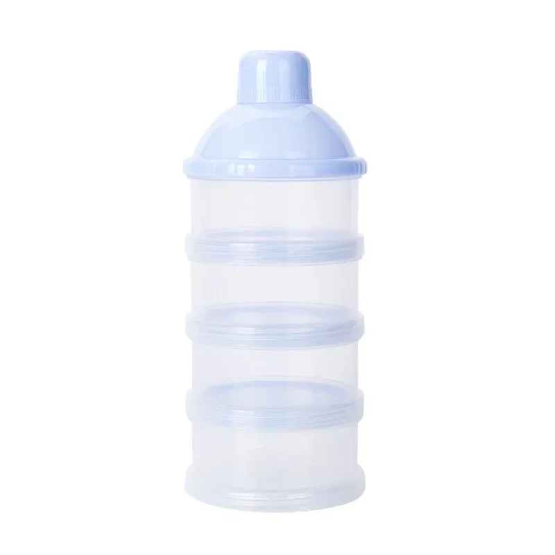 Formula Milk Storage Baby Milk Powder Formula Dispenser Feeding Food Container Storage Feeding Box Four Grids Bottle Box