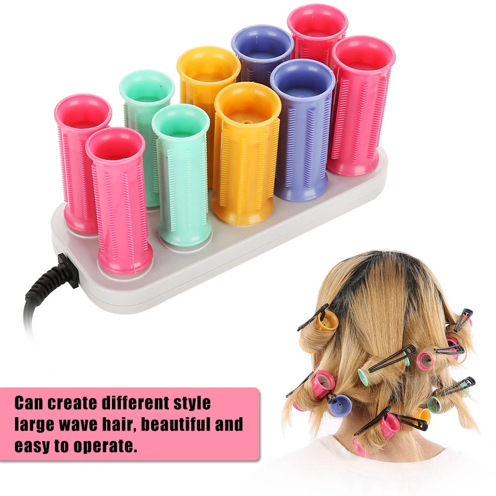 Electric Heated Curler Electric Roll Hair Tube Professional Heated Roller Curling Roll Hair Tube Styling Tools