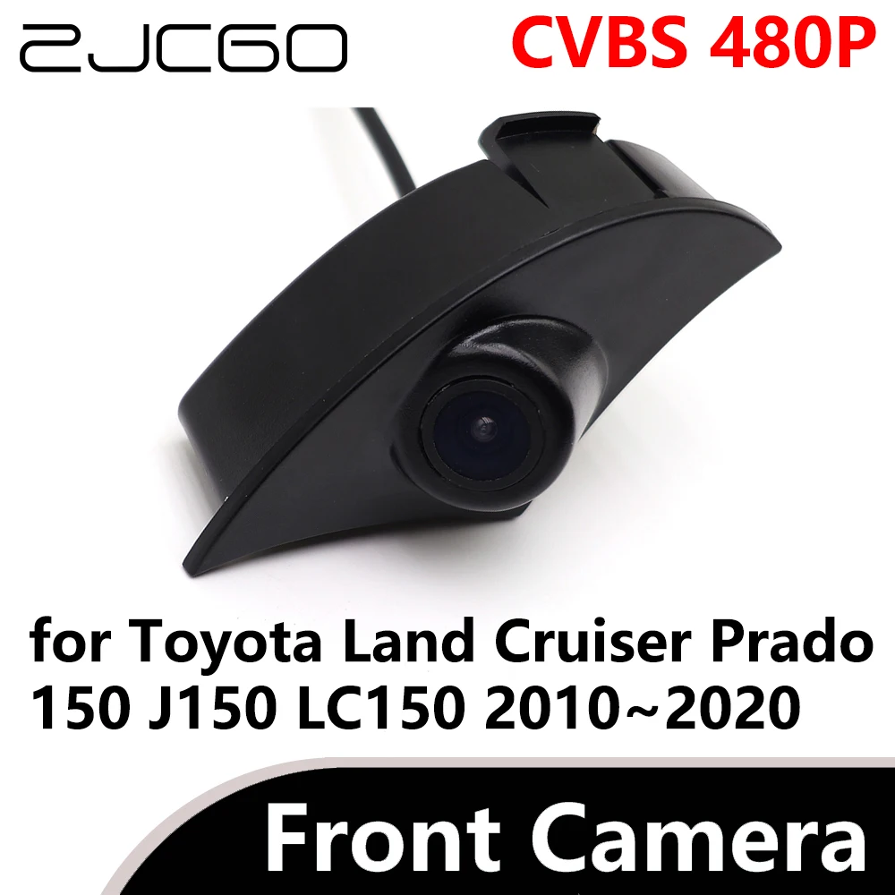 

ZJCGO AHD 1080P CVBS 480P 170° Car Parking LOGO Front View Camera for Toyota Land Cruiser Prado 150 J150 LC150 2010~2020