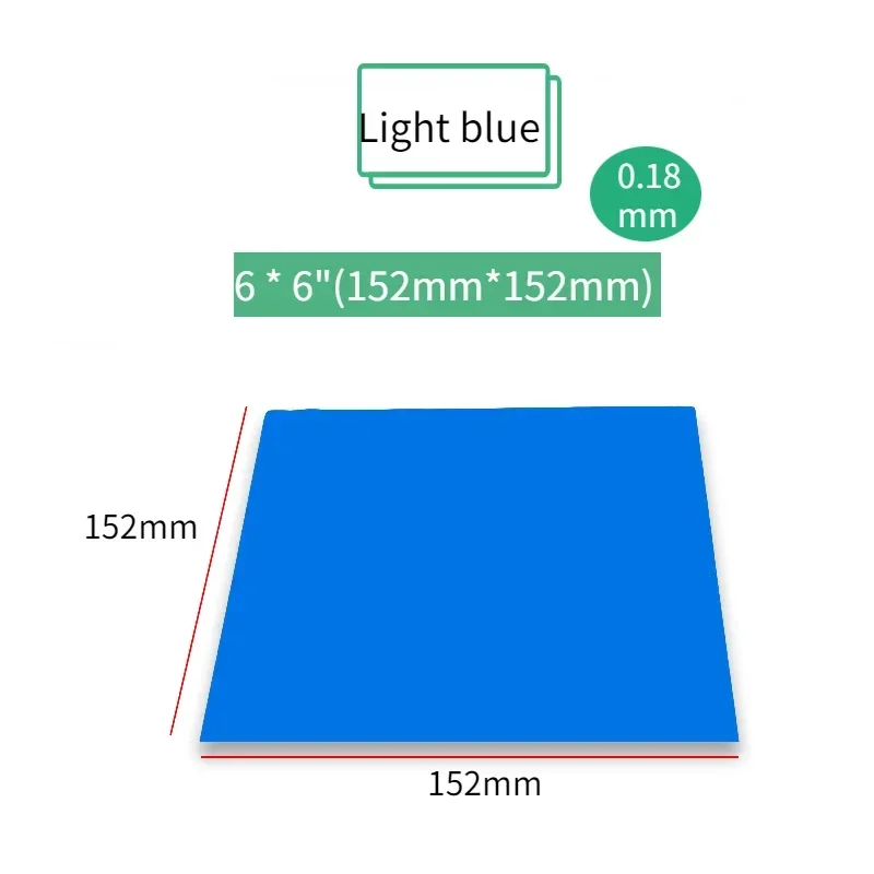 1 Box Non Sterile High Quality Dental Dam Natural Rubber Latex Dam Nnti-allergy 52pcs 5“x5” / 36pcs 6\