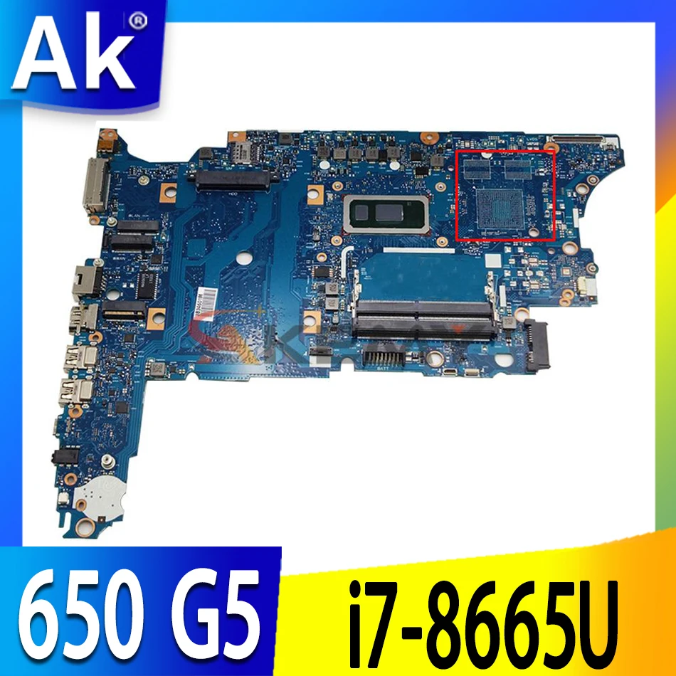 L58735-601 для HP 650 G5 материнская плата ноутбука 6050A3028501 с процессором i7-8665U GM UMA |