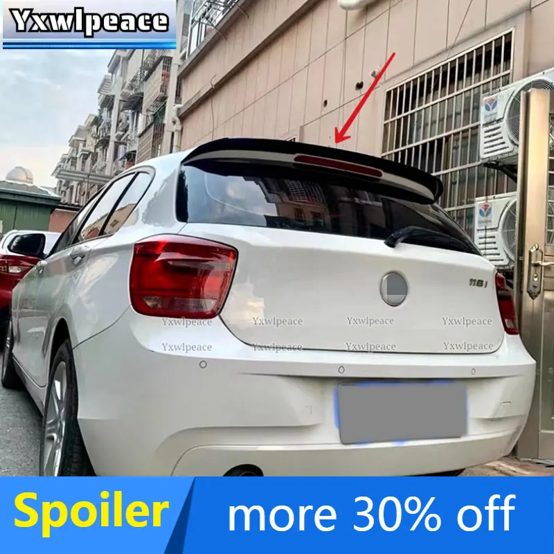 

For BMW 1 Series F20 2012-2018 Rear Spoiler 120i 118im 135i 116i M135i ABS Plastic Material Rear Trunk Lip Roof Spoiler Wing