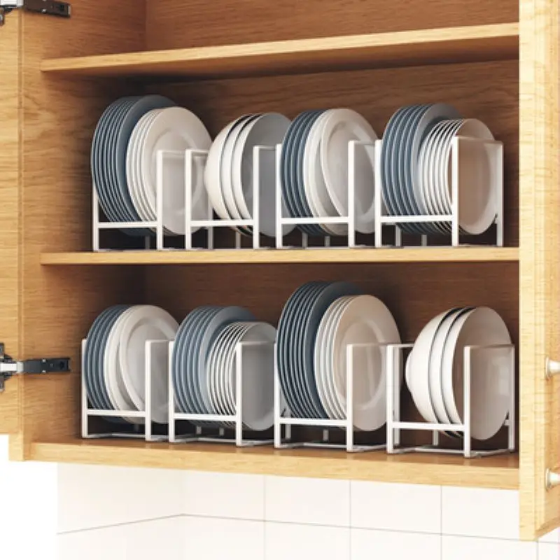 Étagères de rangement multifonctions pour armoires de cuisine, égouttoir à  vaisselle, bol T1, porte-gobelet, assiettes, plats, planche à découper