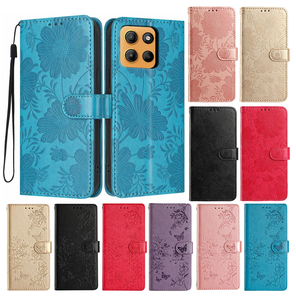 Elegant Leather Wallet Phone Case with Card Storage