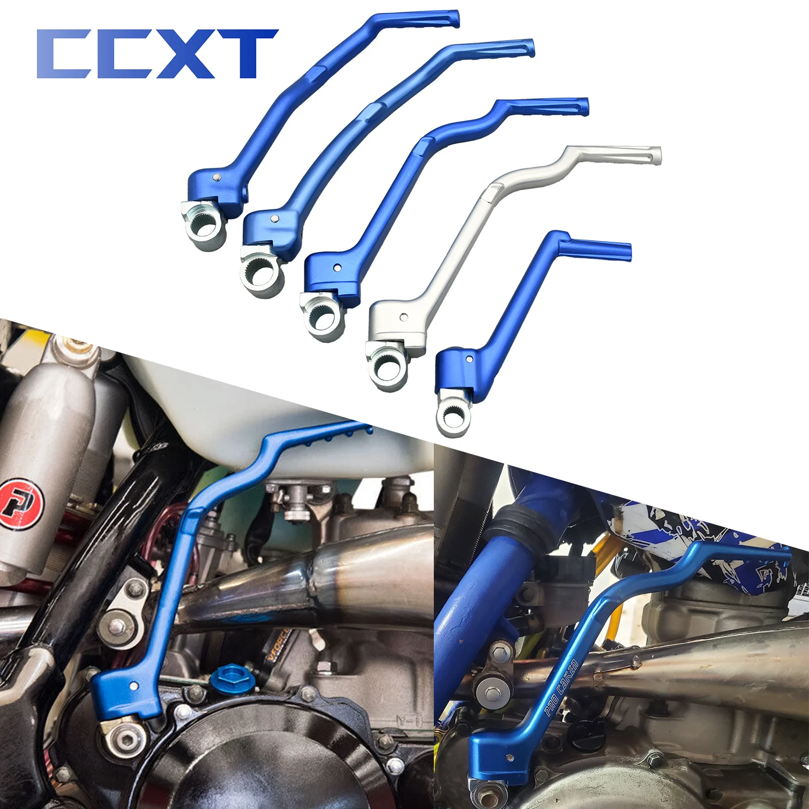 13mm Chrome Kickstart Kick Start Lever Silver Pit Bike Monkey 50cc 110cc 125cc E - Foto 6