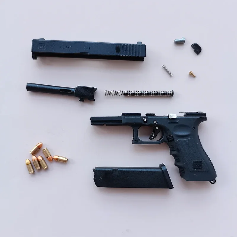Alloy Empire 1:3 G34 TTI Pistol With Holster Mini Toy Gun  Model Keychain Assemble Disassemble Pistols Adult Kids Gift 5