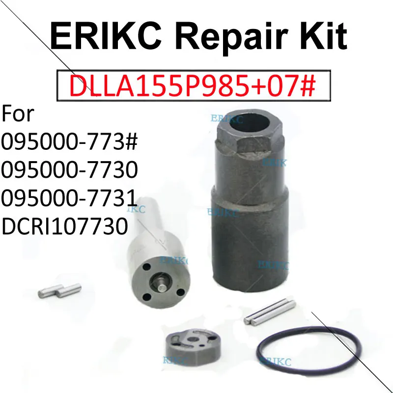 

095000-7730 Diesel Injector Nozzle DLLA155P985 Valve Orifice Plate 07# For TOYOTA DENSO 095000-7731 Fuel Sprayer Repair Kit