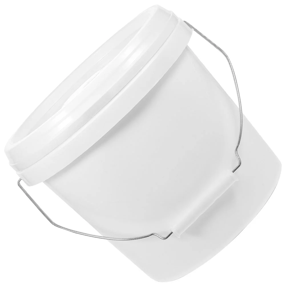 뚜껑이 달린 5l 버킷, 8L 다기능 175 갤런 컨테이너 보관 Abs 페인트 비우기