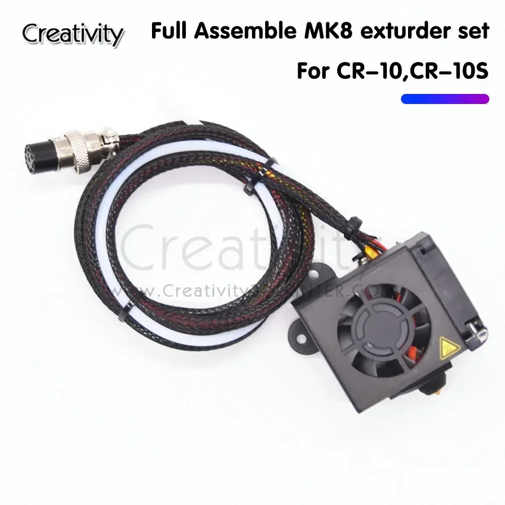Ender 3/CR10/Emder5/Ender 3 V2 Full Hotend Kit mit 12V/24V 4010 Lüfter 0,4mm Düse für Ender 3 3d Drucker Teile – Detail 3