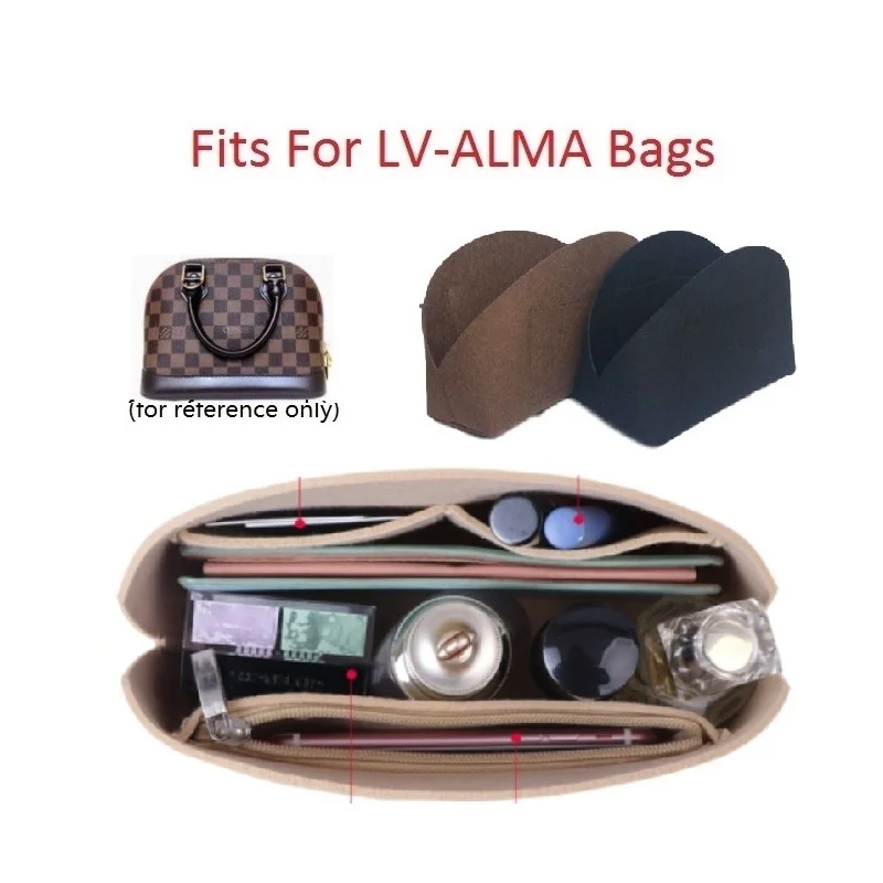 Borsa Organizer Per Borsa Con Inserto In Feltro Adatta Per Lv Alma Bb Pm Insert Bag In Borsa Borsa Da Viaggio Portatile Base Cosmetica Shaper