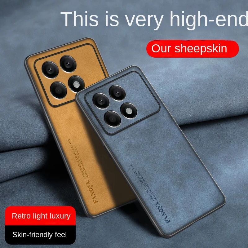 

For Xiaomi 13T Redmi K70 Case Leather Protective Back Cover Case For Xiaomi Redmi K70 Note 13 12 Pro Plus Cover