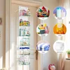 Multifunctional Fabric Hanging Bag Forest Animal Style Door Hanging Storage Room Storage Hanging Storage Cabinet Large Capacity 4