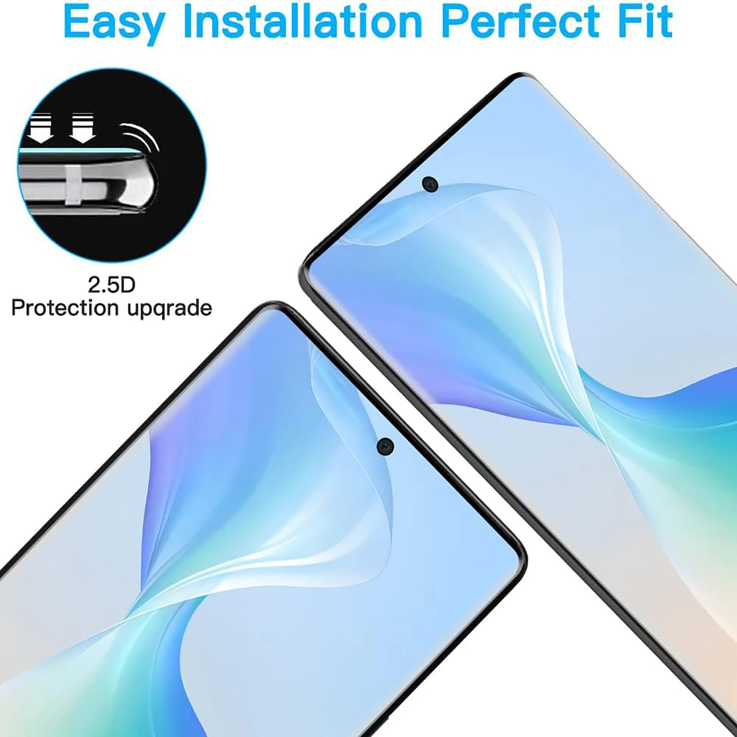Custodia Per Blackview A200 PRO In Silicone Morbido + 3 Pellicole Vetro Temperato, Nero - 3