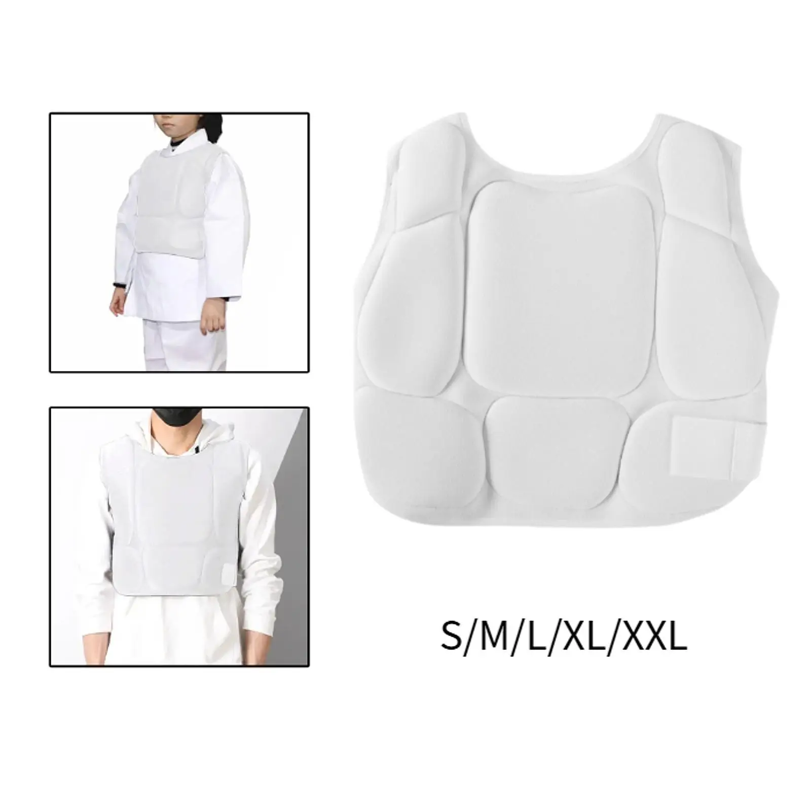 Karate Chest Guard EVA Rib Protector for Sparring Training Volleyball Mma