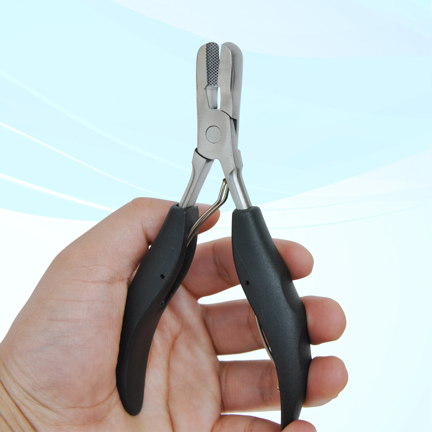 Hair Extension Pliers Flat Tip Hair Extension Pliers For Beads Hair Keratin Glue Remover Extension Tools Tools for Flat Tip