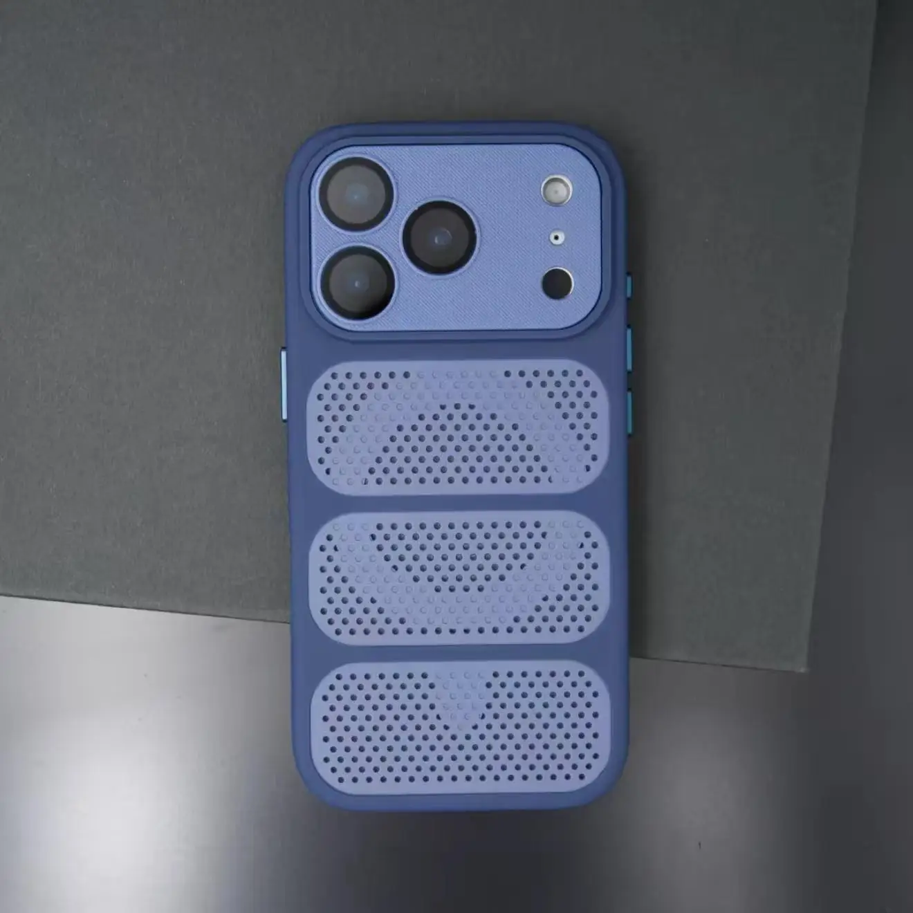 Premium Magnetic Cooling Phone Case with Segmented Design and Wireless Charging Compatibility